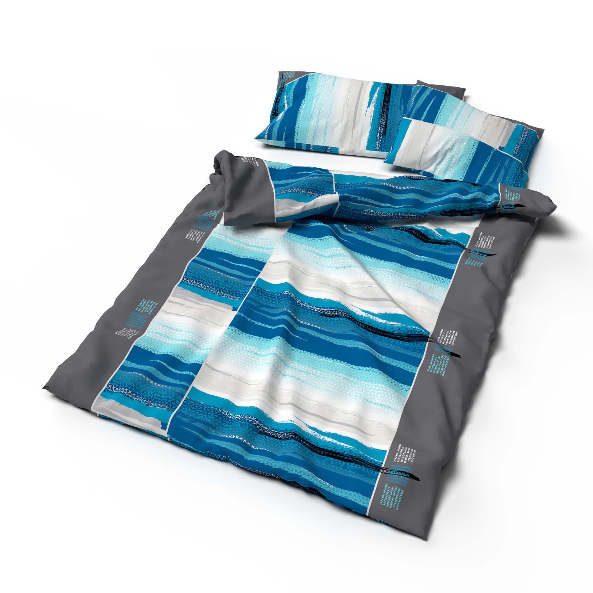 Lotus Bettwäsche Bambus Cap Azur türkis