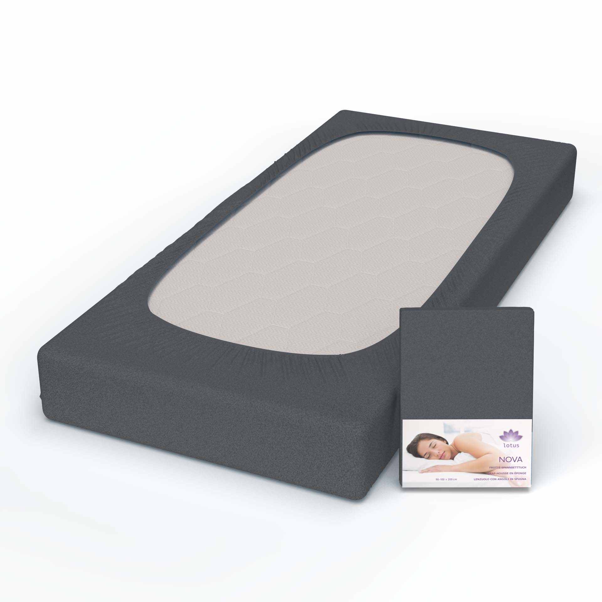 Lotus Frotté Fixleintuch Nova