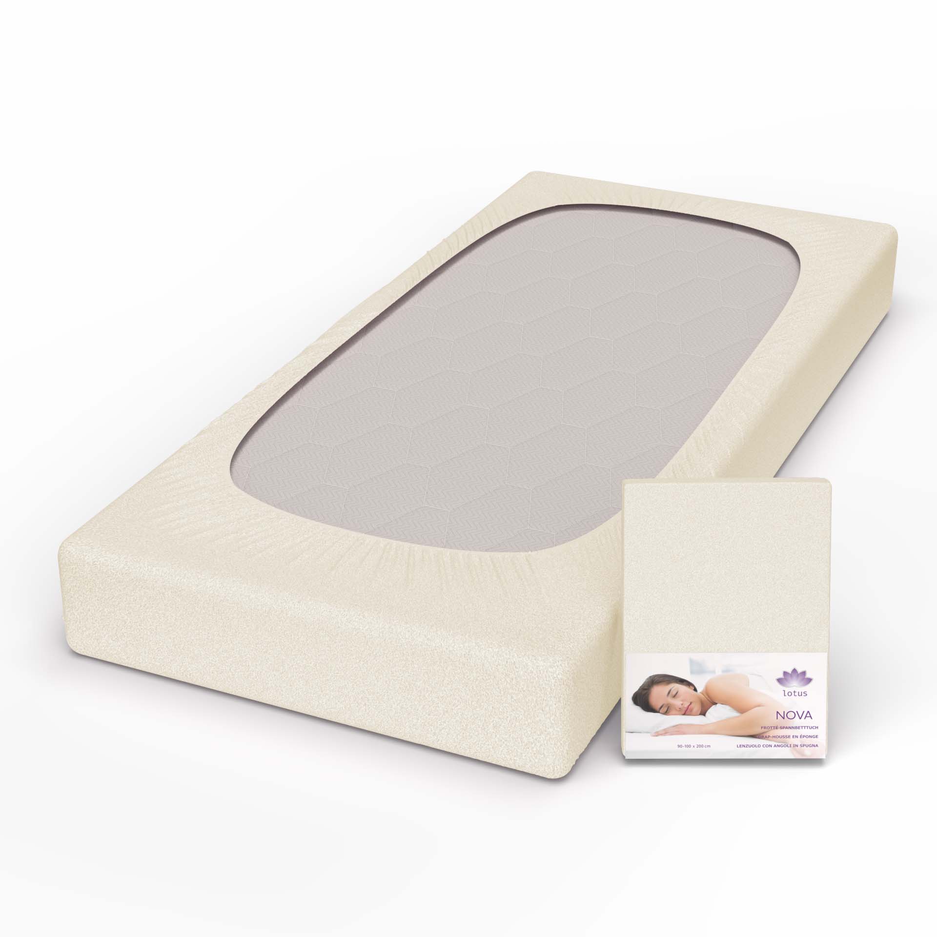 Lotus Frotté Fixleintuch Nova