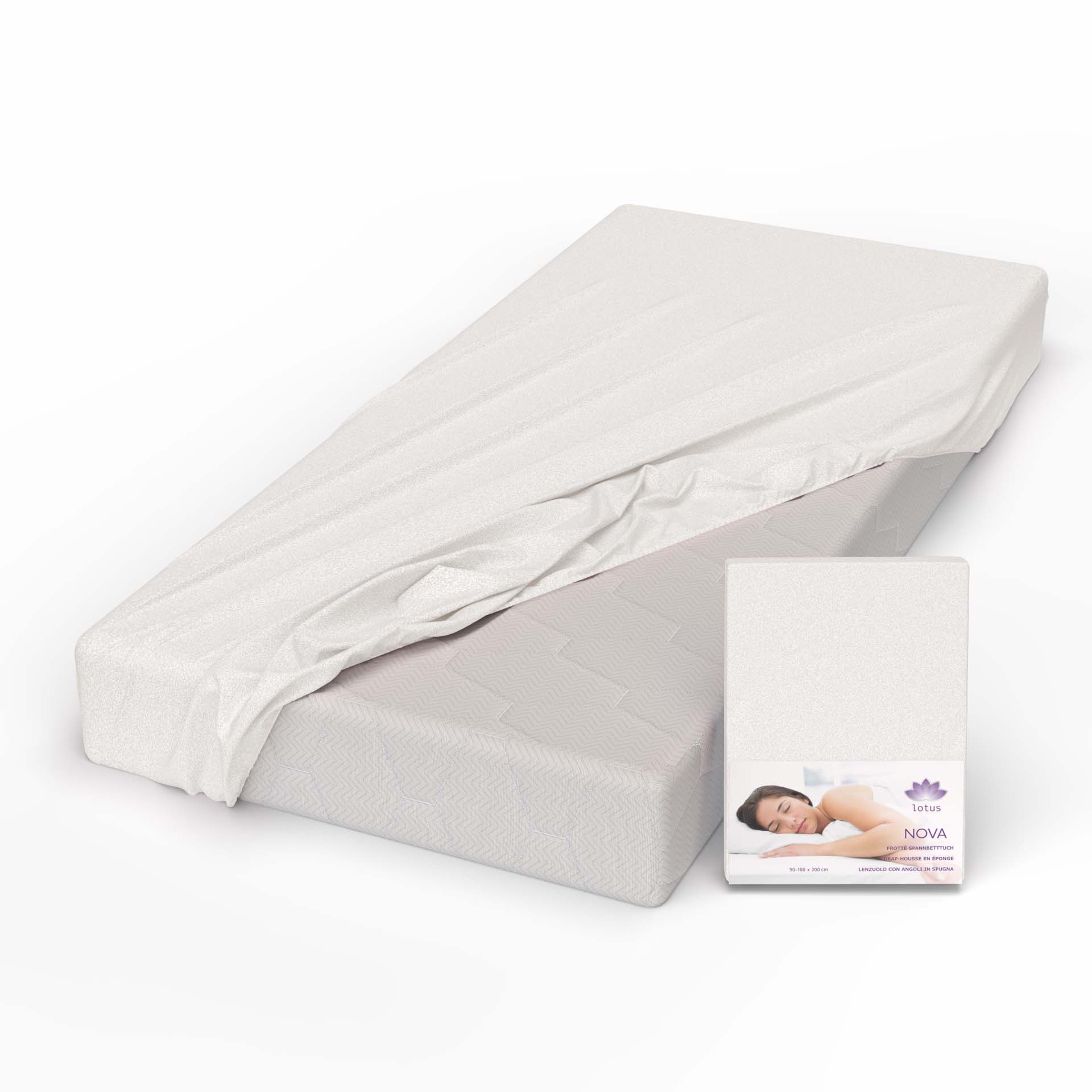 Lotus Frotté Fixleintuch Nova