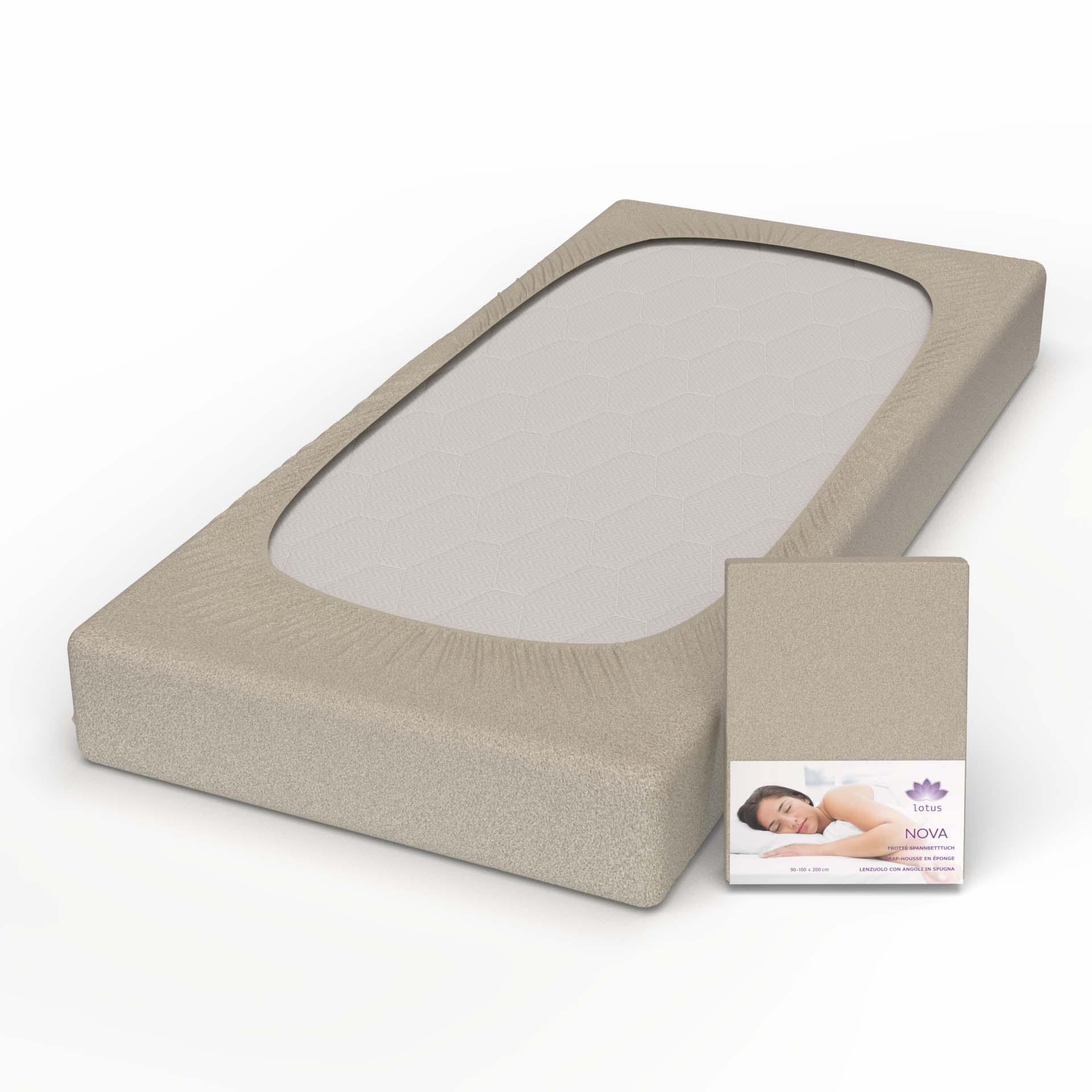 Lotus Frotté Fixleintuch Nova