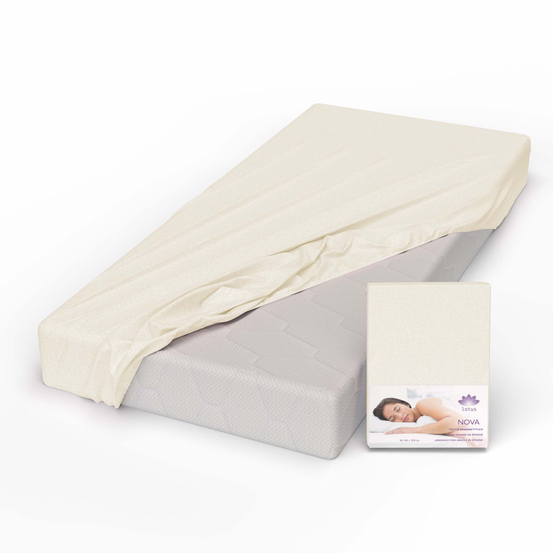 Lotus Frotté Fixleintuch Nova